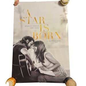 A Star Is Born 2018 Promo Movie Poster‎ 27x40 Bradley Cooper Lady Gaga D/S